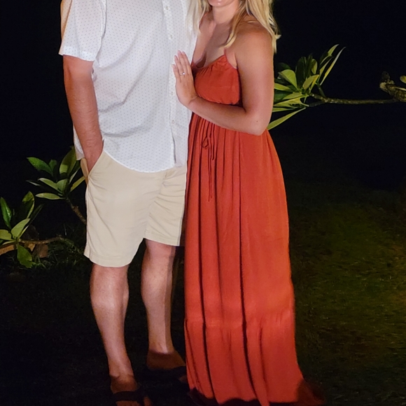 LOFT Terracotta Sleeveless Maxi-Dress - Picture 12 of 12